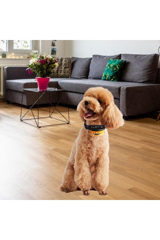 Suntek Su Geçirmez Köpek Eğitim Tasması Titreşim Turuncu