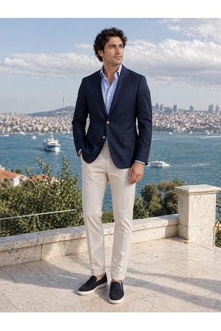 Alexandergardi Erkek Blazer Ceket Lacivert