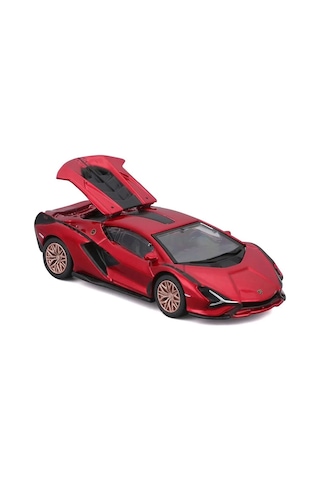 Maisto 1:64 Speed Icons - Lamborghini Sian Fkp 37 Metalik Kırmızı Çok Renkli