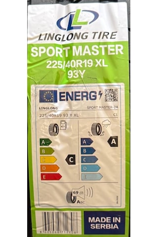 Linglong Sport Master 225/40R19 93Y XL Yaz Lastiği 2025