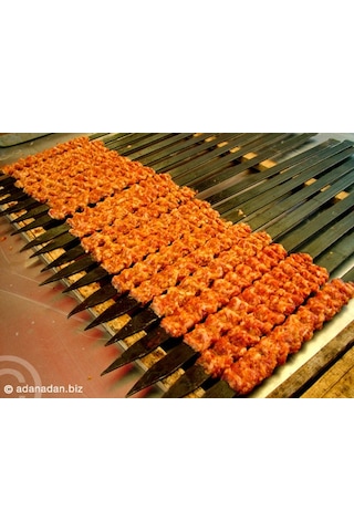 20 Adet Profosyonel Silme Demir Kıyma Şiş Adana-Urfa Kebap Şişi