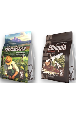 Çekirdek Kahve Honduras & Ethiopia Çekirdek Kahve