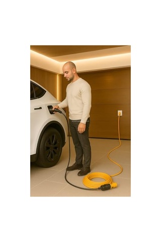 3x2.5 Mm Kalın Kablo İle Uzatma Kablosu, Dış Mekan Kullanımı İçin Güvenli 0.1 M