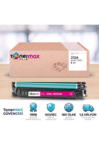 Hp 212a W2123a Kırmızı Uyumlu Toner - Çipli / Color Laserjet Enterprise M554 / M555 / Mfp M578