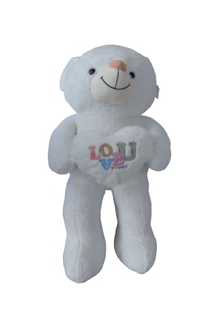 Dev Boy Kalpli Peluş Ayıcık 150 Cm Ultra Yumuşak Büyük Boy Sevgiliye Özel Hediye Ayı Beyaz