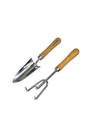 Gardenwind Natural P602002 Paslanmaz 2Li Bahçe Seti Dar Kürek  Ve