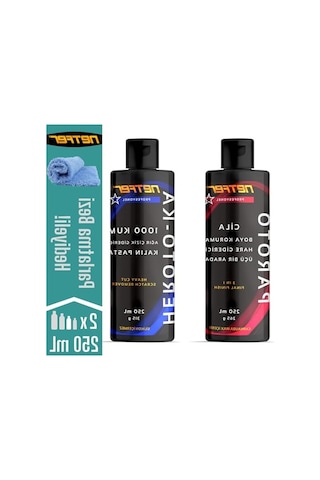 2'li Kalın Pasta Cila Seti, 2x250 Ml Boyutunda