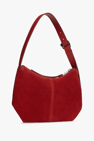 Tommy Hilfiger Tjw Slouchy Suede Shoulder Bag Kadın Kırmızı Çanta - Aw0aw18859
