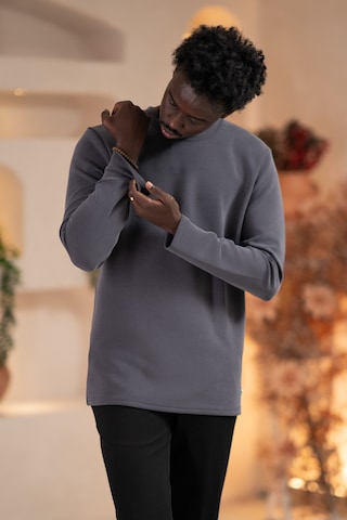 Paul Martin Modal Esnek Kumaş Regular Fit Mevsimlik Sweatshirt Antrasit