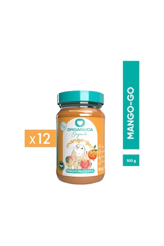 Organik Ek Gıda Mango-go 100 G Meyve-Sebze Püresi 12'li