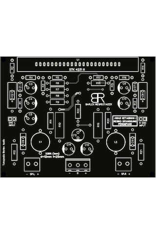 200 Watt Stereo Çift Kanal Hi-Fi Amfi Devresi Stk4231-Iı