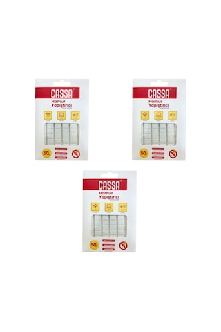 Cassa Tack-ıt Hamur Yapıştırıcı 50 Gr Beyaz 065 3 Adet