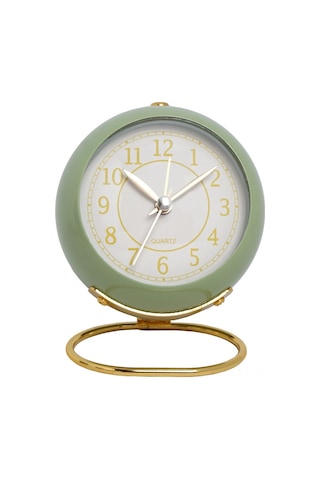 Gajeena Beyaz Modern Akıllı Ev Alarm Saati - Sessiz Çocuk Odası Kullanıma Uygun, Gece Işığı, Dayanıklı Metal Kasa, Zaman Yönetimi Aracı Beyaz