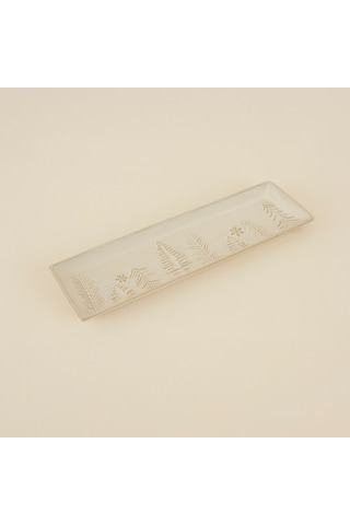 Karaca Home New Year Yılbaşı Trees Dekoratif Tabak 37,4 X 11,7 X 2,4 Cm
