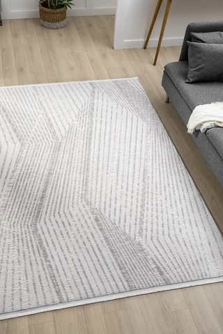 Seyran Halı Lima 0558 Gri Akrilik Makine Halısı
