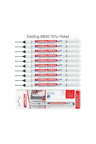 Edding 8850 Montaj İşaretleme Ve Marangoz Kalemi 10'lu Paket