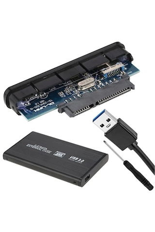 Usin Usb 3.0 Alüminyum Kasa Harici 2.5'' Hdd Ssd Sata Harddisk Hard Disk Kablosu Ve Kutusu