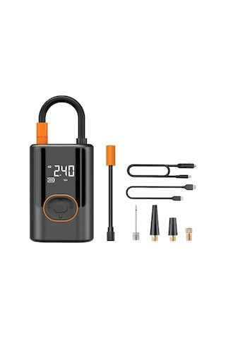 Reedark Kablosuz Araç Lastik Pompa, 150 Psi Hızlı Şişirme, Dijital Göstergeli, Otomatik Kapanma, 4 Ön Ayarlı Mod, Usb Power Bank Ve Led Işık