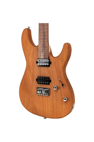 Valler Fts2700 Mat Koyu Kahve Okoume Ağacı Hh Perdesiz Elektro Gitar
