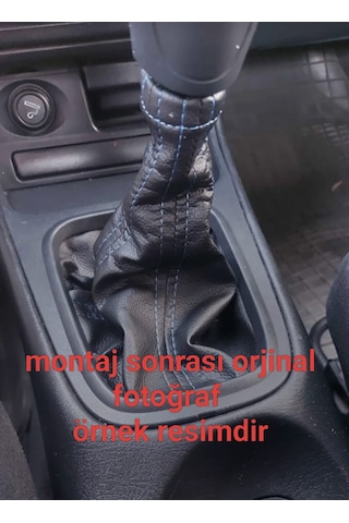 Chevrolet Cruze Uyumlu Oto,araç Vites Körügü Siyah Deri Siyah Dikiş