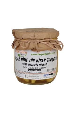 Doğal Gelsin Yaşar Nine Tüp Biber Turşusu - 550 gr