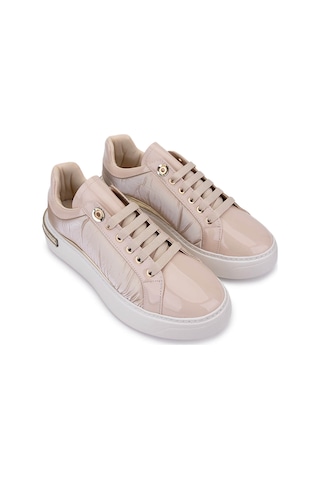 Tamer Tanca Kadın Suni Deri Bej Sneakers & Spor Ayakkabı 1065 2630 Bn Ayk Sk25-26 Bej Bej