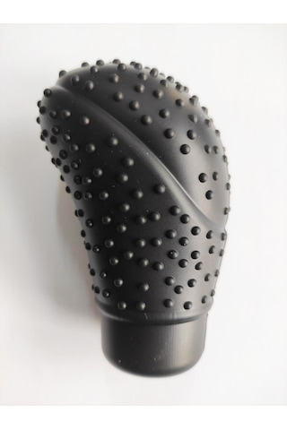 Siyah Masajlı Vites Topuzu Kılıfı Silikon