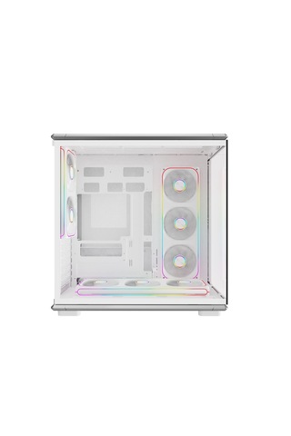 Strong Vhagar 8x 120mm Argb Fanlı Kumandalı Gaming Akvaryum Beyaz Kasa Powersız