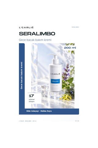 L'carlıe Seralimbo Gece Bacak Bakım Kremi 200 Ml