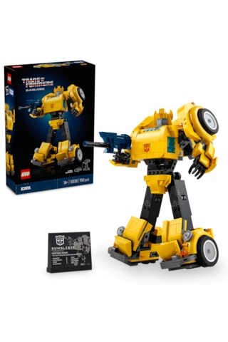 LEGO® Icons Transformers Bumblebee 10338 - Yetişkinler İçin Koleksiyonluk Robot Aksiyon Figürü Yapım Seti (950 Parça)