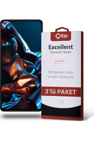 Xiaomi Poco X5 Pro 5g Kırılmaz Cam Ekran Koruyucu Ekonomik 3'lü Paket