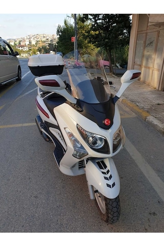 Motocam Sym Gts Evo 250 Ön Cam 2006-2015 Model 63cm Şeffaf Renkli 4mm 10cm Daha Uzun