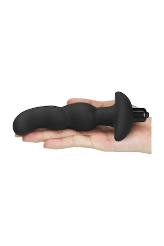Lilitu Shop ve Testis Uyarıcılı Titreşimli Anal Vibratör Anal Plug