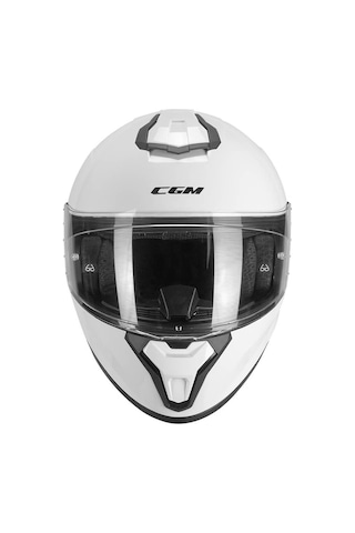 Cgm 330A Rıot Sport Spoyler Kapalı Kask Beyaz