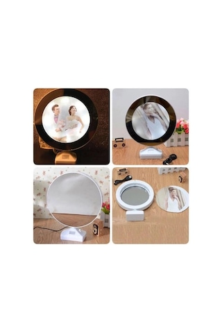 Led Işıklı Sihirli Ayna Çerçeve Bej