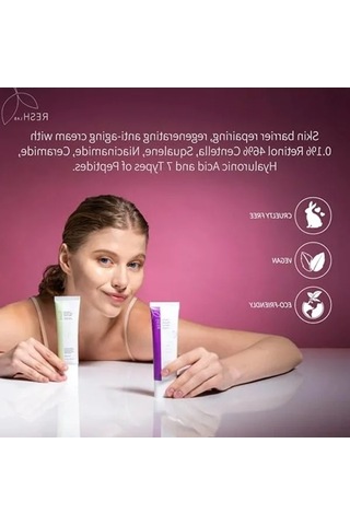 Yaşlanma Karşıtı Yüz Kremi, Peptit Ve Retinol İçerir