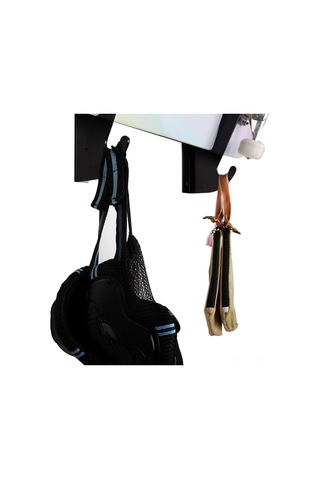 Wezone Kaykay Askılığı - 2'li Set, 3kg Taşıma Kapasiteli Siyah