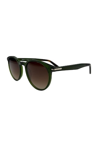 Superstep St 853 C05 52 Unisex Oval Yeşil Kemik Güneş Gözlüğü Yeşil