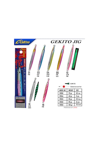 Owner Cultiva 31856 Gekito Jig 25G 8.5Cm Renk 01 Pink
