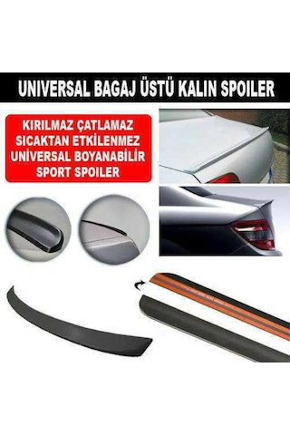 Universal M3 Spoyler Bagaj Üstü Rüzgarlık Sedan Araçlara