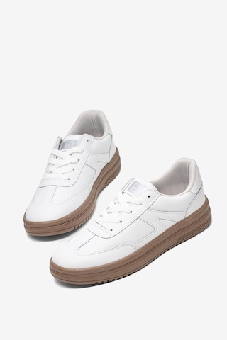 Tonny Black Rahat Kalıp Kauçuk Taban Bağcıklı Sneaker Kadın Beyaz Beyaz Sneaker Tbtyldz005