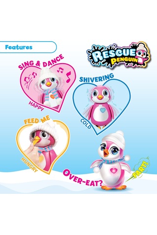 Silverlit Rescue Penguin 88651 - Pembe