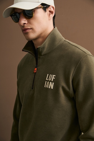 Lufian Chase Erkek Sweatshirt Kahverengi Kahverengi 112030213100400