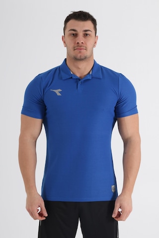 Diadora Alto Kamp Polo T-shirt Sax Saks Mavi