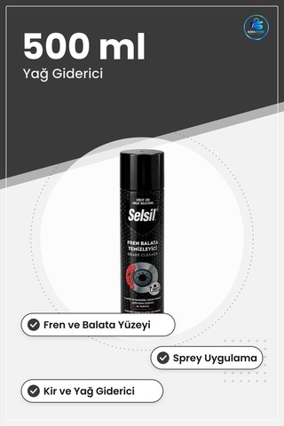 Fren Balata Temizleme Spreyi 500 Ml Araç Bakım Oto Temizleyici Sp
