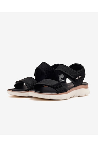 Skechers Summıts Kadın Siyah / Pembe Altin Sandalet 163158 Bkrg Siyah