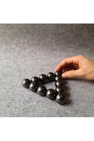 Bilye Şeklinde Manyetik Mıknatıs Bilya Stres Topu 50'li