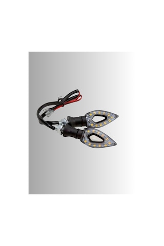 Motofy Motosiklet Led Üçgen Sinyal 2 Adet Üniversal