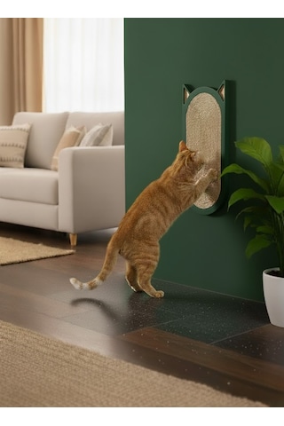 Duvara Monte Edilebilir Kedi Tırmalama Tahtası