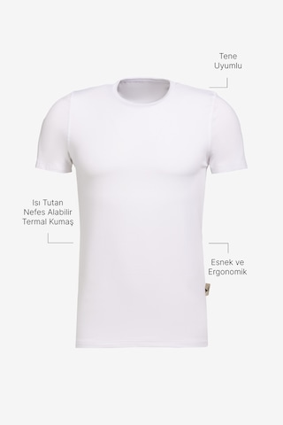 Ac&Co / Altınyıldız Classics Erkek Beyaz Standart Fit Normal Kesim Termal Tişört